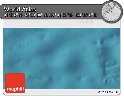 Satellite 3D Map of the Area around 41° 16' 52" N, 158° 10' 30" E
