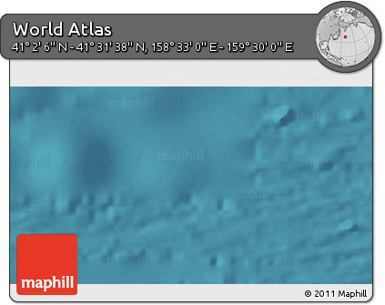 Satellite 3D Map of the Area around 41° 16' 52" N, 159° 1' 30" E