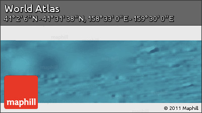 Satellite Panoramic Map of the Area around 41° 16' 52" N, 159° 1' 30" E