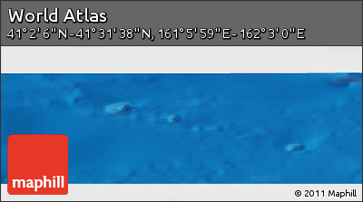 Physical Panoramic Map of the Area around 41° 16' 52" N, 161° 34' 29" E