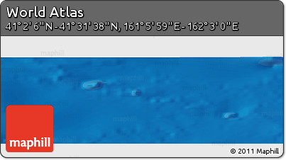 Physical Panoramic Map of the Area around 41° 16' 52" N, 161° 34' 29" E