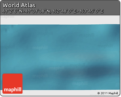 Satellite 3D Map of the Area around 41° 16' 52" N, 163° 16' 30" E