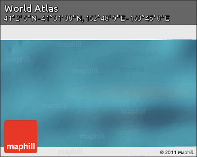 Satellite 3D Map of the Area around 41° 16' 52" N, 163° 16' 30" E
