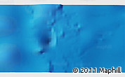 Physical 3D Map of the area around 41° 16' 52" N, 164° 58' 29" E