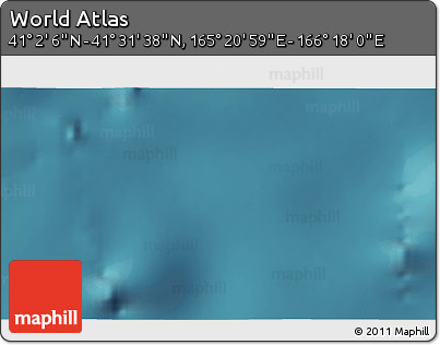 Satellite 3D Map of the Area around 41° 16' 52" N, 165° 49' 29" E