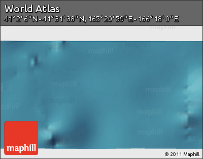 Satellite 3D Map of the Area around 41° 16' 52" N, 165° 49' 29" E