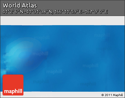 Physical 3D Map of the Area around 41° 16' 52" N, 166° 40' 30" E