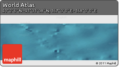 Satellite Panoramic Map of the Area around 41° 16' 52" N, 167° 31' 30" E
