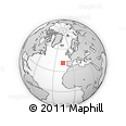 Outline Map of the Area around 41° 16' 52" N, 16° 4' 29" W, rectangular outline