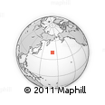 Outline Map of the Area around 41° 16' 52" N, 170° 55' 30" E, rectangular outline