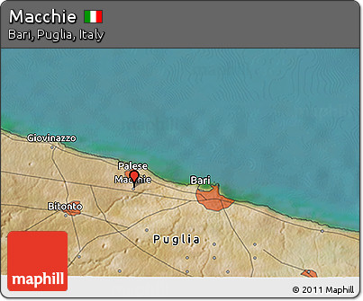 Satellite 3D Map of Macchie