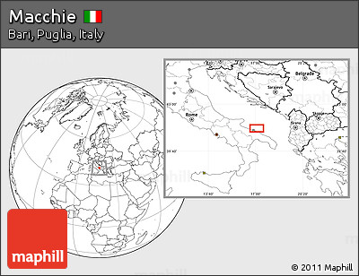 Blank Location Map of Macchie