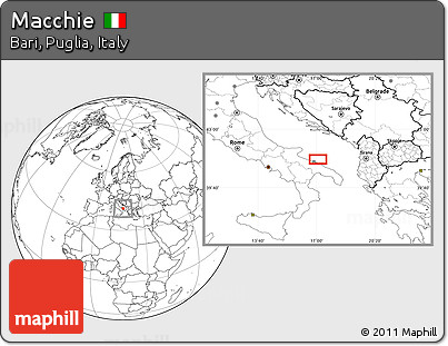 Blank Location Map of Macchie