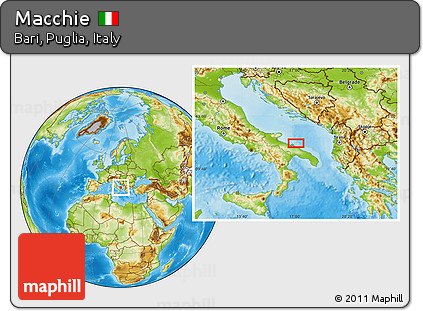 Physical Location Map of Macchie