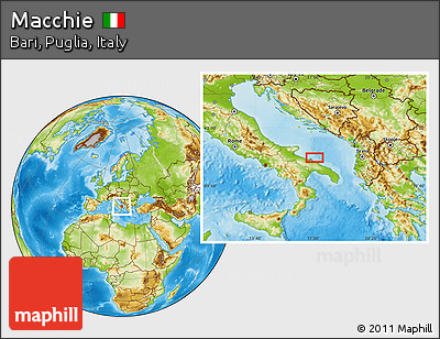 Physical Location Map of Macchie