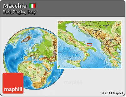 Physical Location Map of Macchie