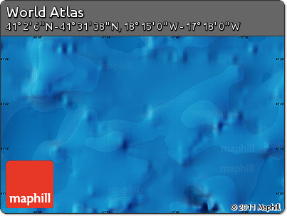 Political Map of the Area around 41° 16' 52" N, 17° 46' 29" W
