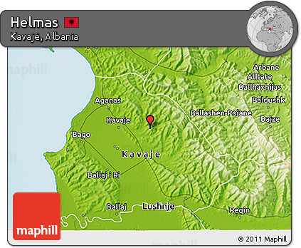 Physical 3D Map of Helmas