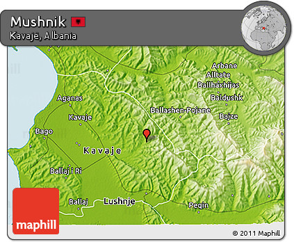 Physical 3D Map of Mushnik