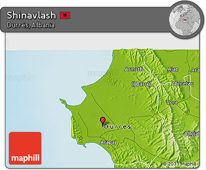 Physical 3D Map of Shinavlash