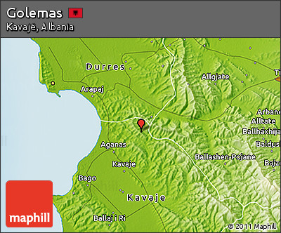 Physical 3D Map of Golemas