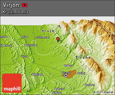 Physical 3D Map of Virjon