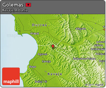 Physical 3D Map of Golemas
