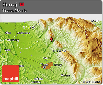 Physical 3D Map of Herraj