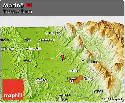 Physical 3D Map of Morinë