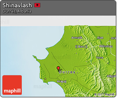 Physical 3D Map of Shinavlash