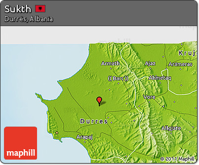 Physical 3D Map of Sukth