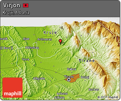 Physical 3D Map of Virjon