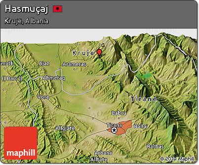 Satellite 3D Map of Hasmuçaj
