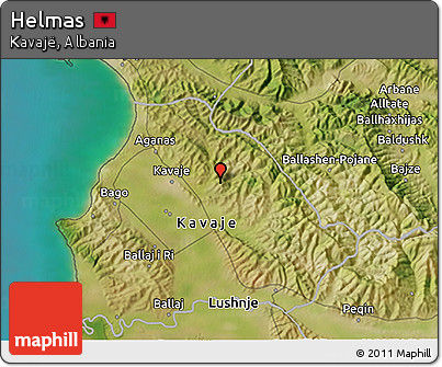 Satellite 3D Map of Helmas