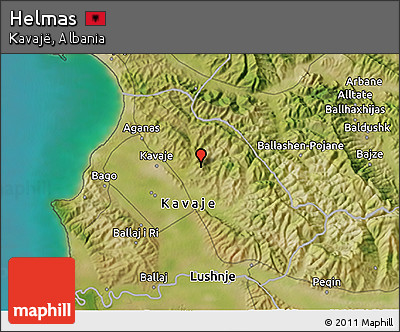 Satellite 3D Map of Helmas
