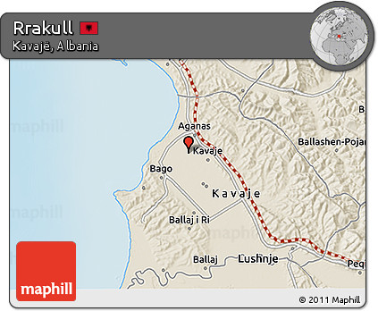 Shaded Relief 3D Map of Rrakull