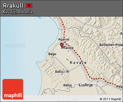 Shaded Relief 3D Map of Rrakull