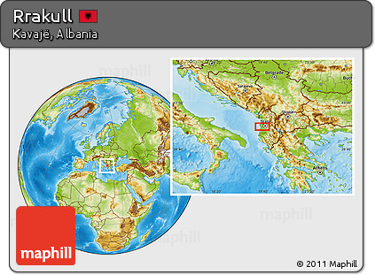 Physical Location Map of Rrakull