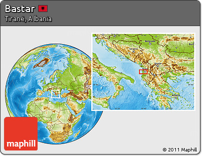 Physical Location Map of Bastar