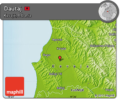 Physical Map of Dautaj