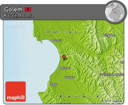 Physical Map of Golem
