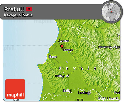 Physical Map of Rrakull
