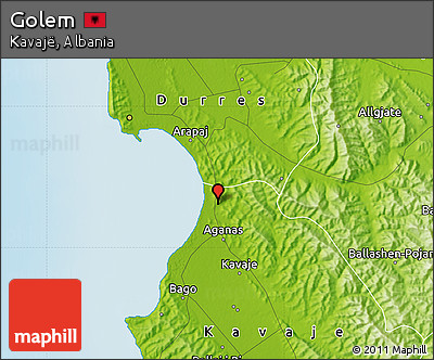 Physical Map of Golem