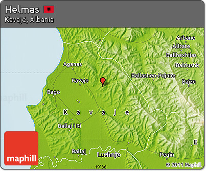 Physical Map of Helmas