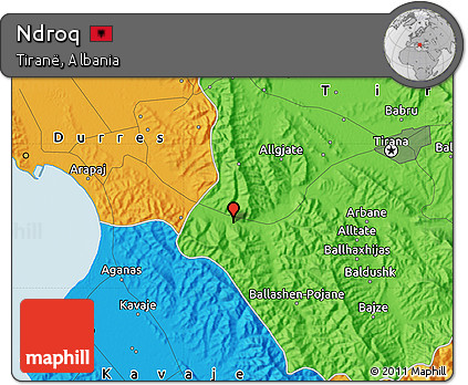 Political Map of Ndroq
