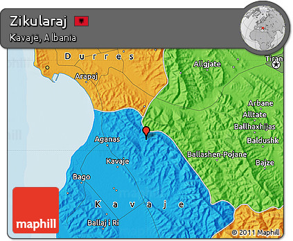 Political Map of Zikularaj
