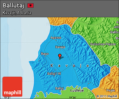 Political Map of Ballutaj