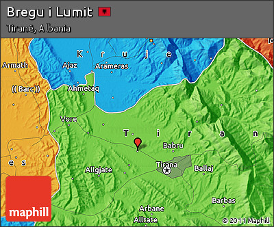 Political Map of Bregu I Lumit