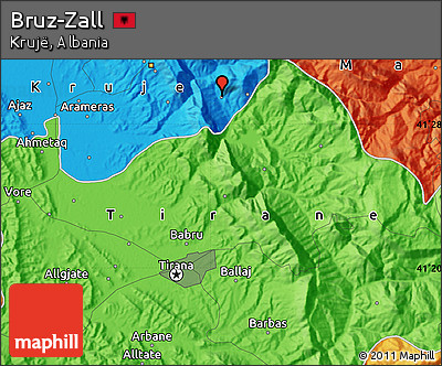 Political Map of Bruz-Zall