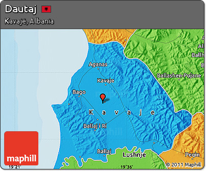 Political Map of Dautaj